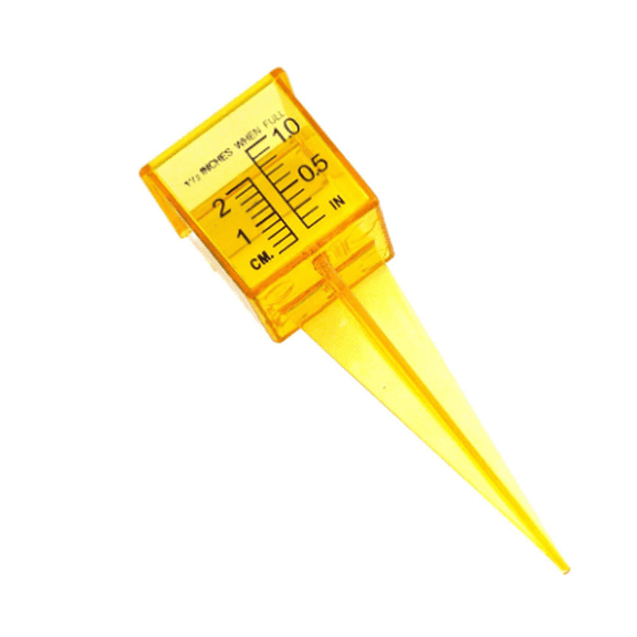 LOLIPPYY 9pcs Sprinkler Catch Cups: Lawn Rain Gauges - 1.5-Inch Outdoor Rainfall Measuring Instrument - Plastic Rain Meters For Yard And Deck Applications