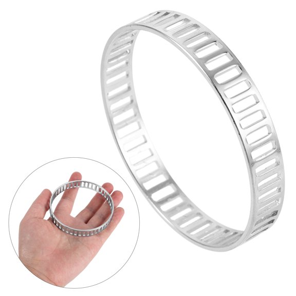 LOLIPPYY ABS Reluctor Ring Replacement for Car Drive Shaft with 48 Teeth Plated Silver Durable Design