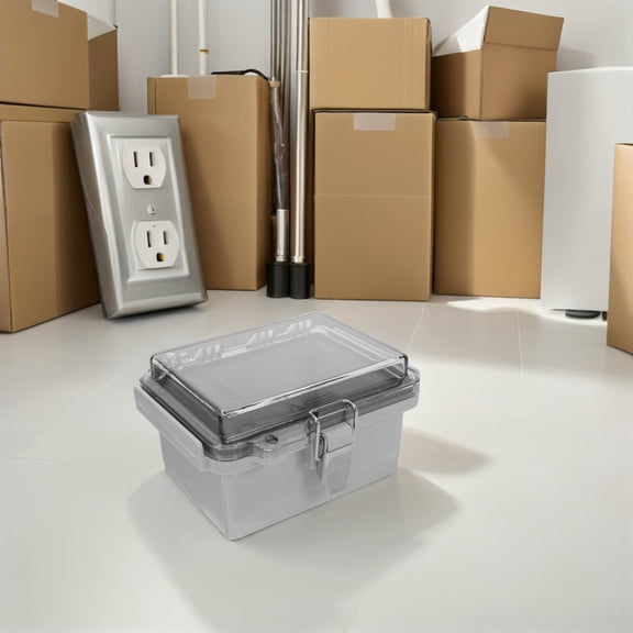 LOLIPPYY ABS Waterproof Junction Box for Outdoor Lighting Projects with Quick Opening 1Pack