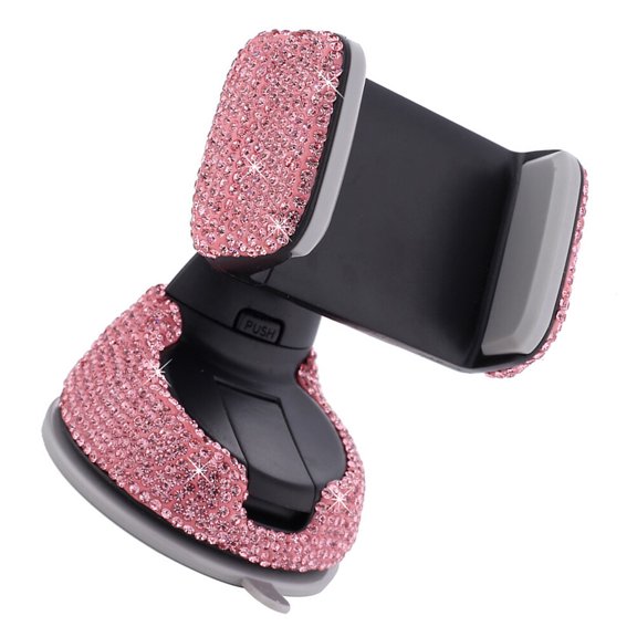 LOLIPPYY Accessory Bling Phone Holder for Drivers ABS Pink 1Set