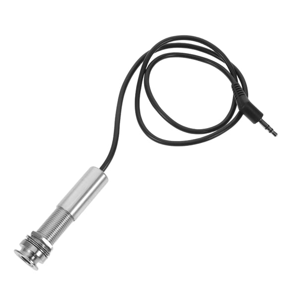 LOLIPPYY Acoustic Guitar Pickup Cable Multi Use No Drill Wired Control Stable Signal Transmission