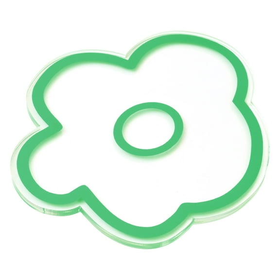 LOLIPPYY Acrylic Coasters with Heat Insulation for Color Elegant Design Practical Table Mat 1 Pc