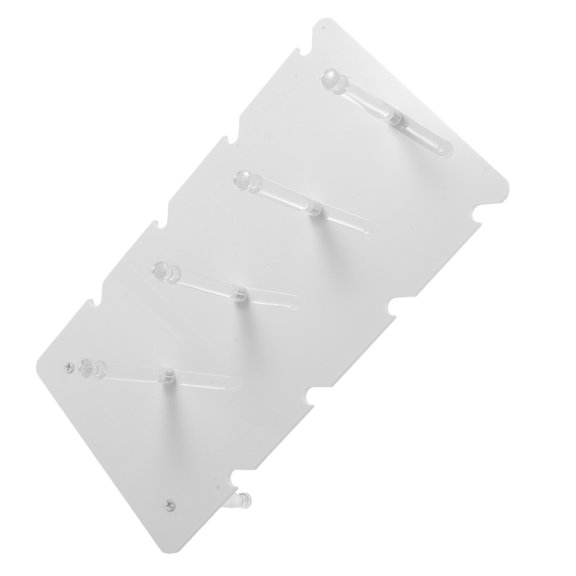 LOLIPPYY White Acrylic Eyeglass Stand, Modular Sunglasses Display Rack for Optical Shops, Retail Counters and Showroom Use