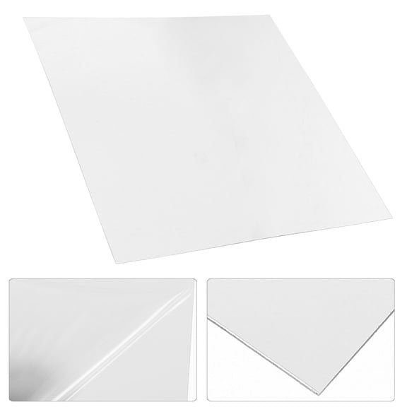 LOLIPPYY Acrylic Mirror Effect Square Mirror Wall Sticker for Bathroom 1Pcs