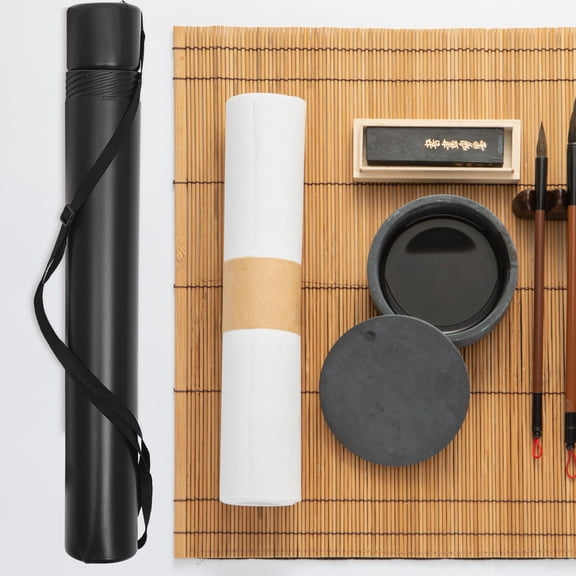 LOLIPPYY ABS Artwork Storage Tube - Black, Suitable for Posters Prints Maps