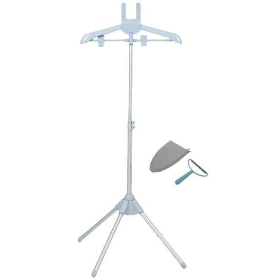 LOLIPPYY Portable Clothes Steamer Stand with 360 Rotating Hanger, Adjustable Clips for Home and Travel Garment Care