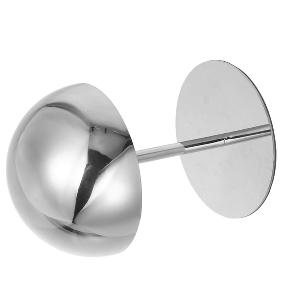 LOLIPPYY Adjustable Hat Holder Silver Dome Shaped Stainless Steel for Home Office 1Set