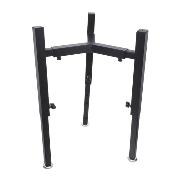LOLIPPYY Adjustable Height Black Metal Dog Bowl Rack Stand Elevated Pet Feeding Station with Nonslip Base
