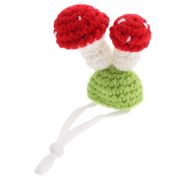 LOLIPPYY Mushroom Hat Lightweight Acrylic Adjustable for Hamsters and Guinea Pigs Multi-Color