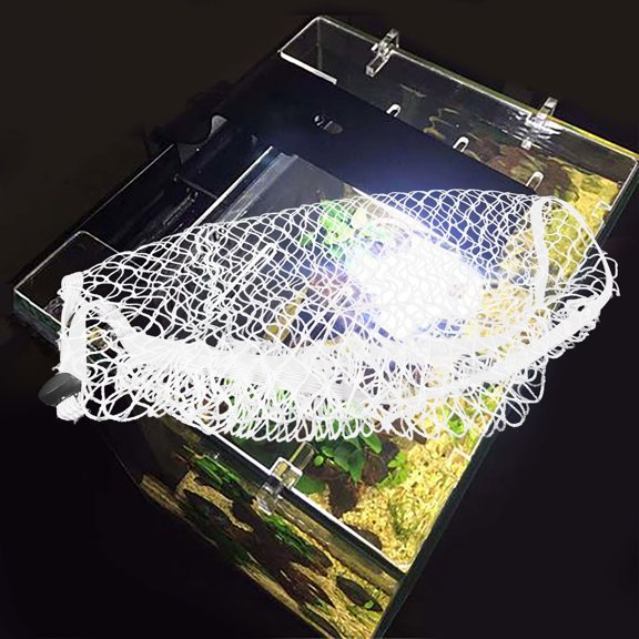 LOLIPPYY Adjustable Nylon Aquarium Top Cover Mesh Net for Home Fish Tank Protective Netting