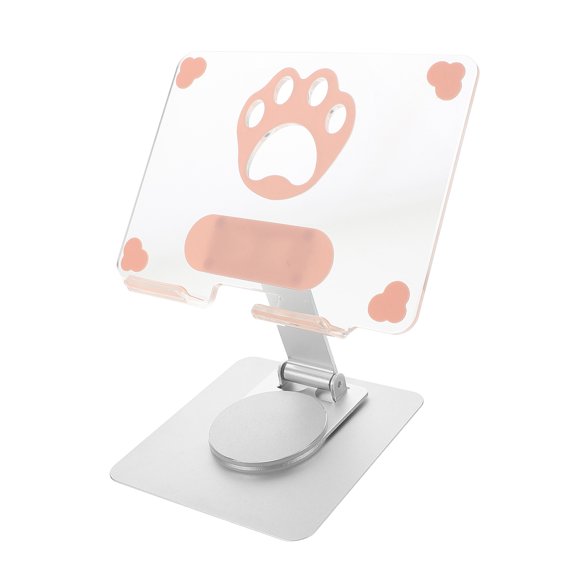 LOLIPPYY Adjustable Portable Metal Tablet Stand for Desktop with Foldable Design Perfect for Travel and Home