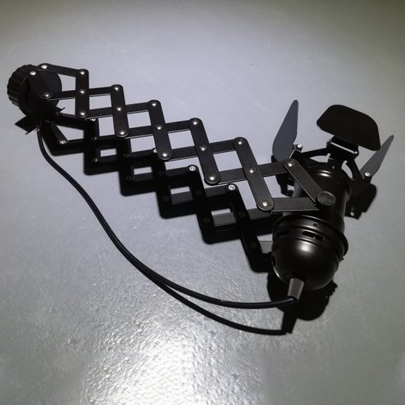 LOLIPPYY Adjustable Spotlights LED Track Lighting Black Square Warm Yellow Light 1Set