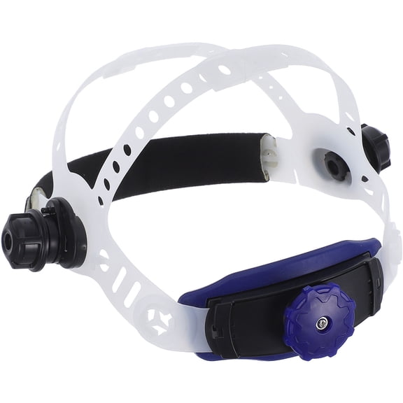 LOLIPPYY Adjustable Welding with White Plastic Shell, Sweat-Absorbing and Comfortable Fit for Bike Use
