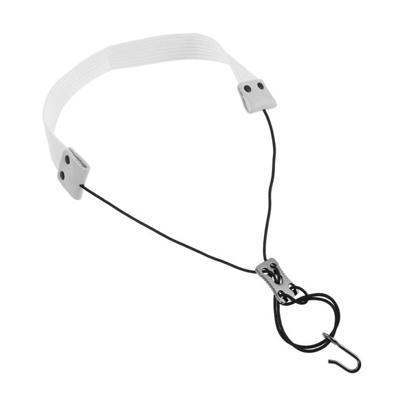 LOLIPPYY Adjustable White Saxophone Strap Padded Neck Strap for Alto Tenor Soprano Baritone Sax