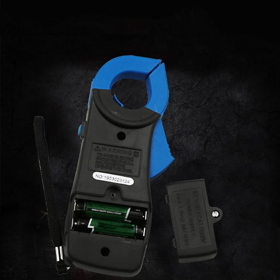 LOLIPPYY Advanced Blue Clamp Multimeter for Electrical Measurement with LCD Display and Protective Design