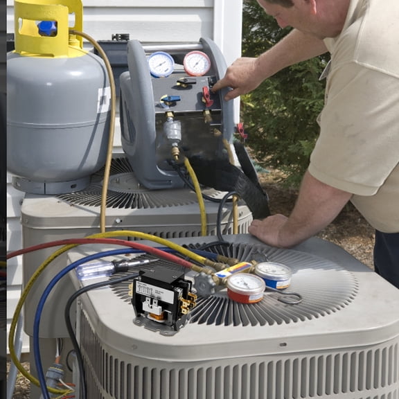 LOLIPPYY Air Conditioner Contactor Replacement with 24 Volt Coil for Outdoor Unit Black