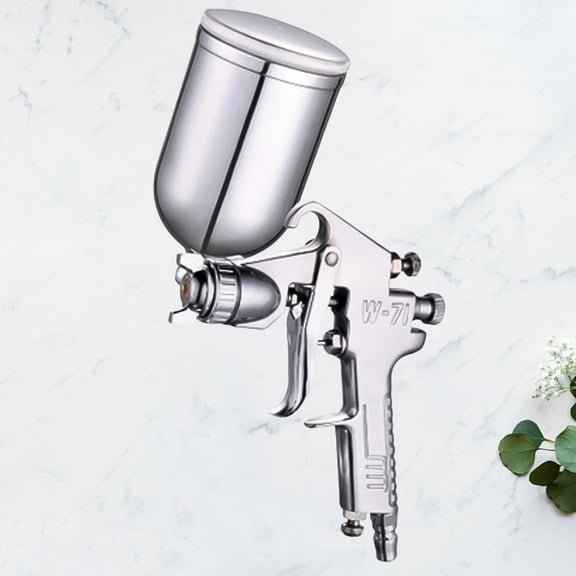 LOLIPPYY Air Paint Spray Tool Silver Spray Nozzle for Even Car Coating and Time Saving