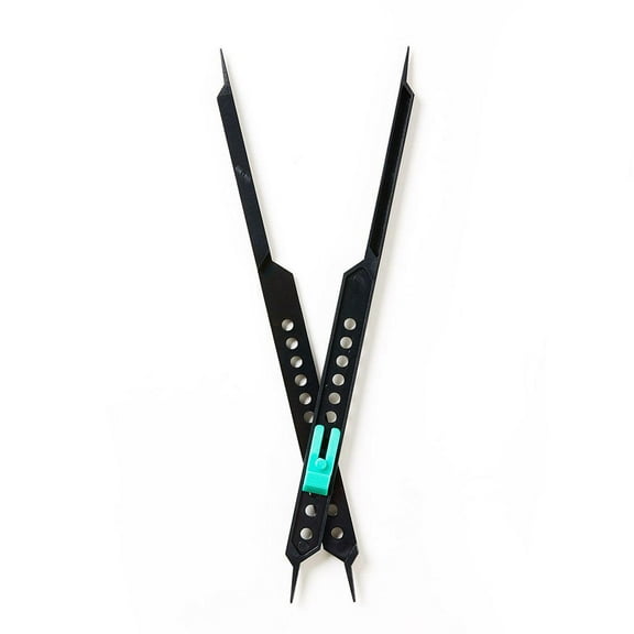 LOLIPPYY Alasum 1Set Multi Functional Black Plastic Drawing Ruler for Proportional Measurement
