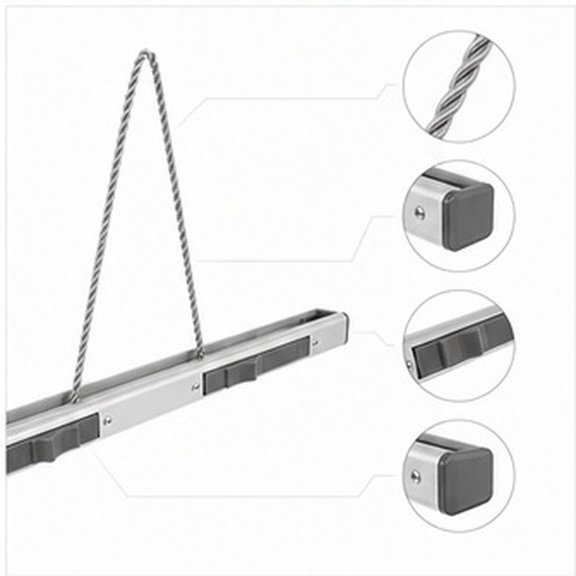 LOLIPPYY Aluminium Alloy Scroll Frame Painting Hanger for Posters and Signs