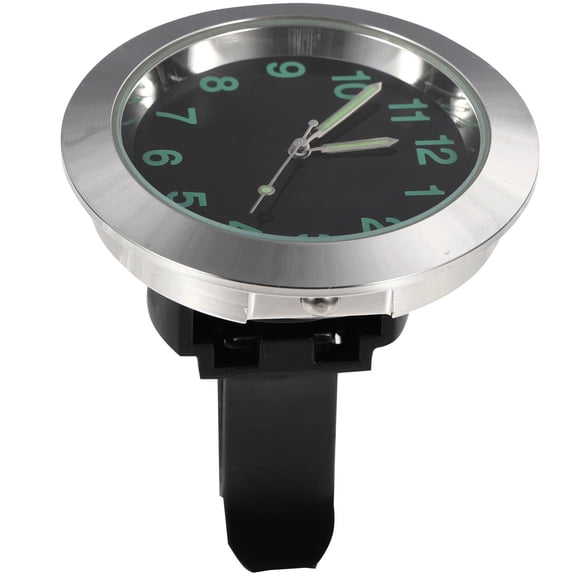 LOLIPPYY Aluminum Alloy Car Dashboard Clock, Easy to Install, Stylish Driving Accessory, 1 Piece Practical Car Clock