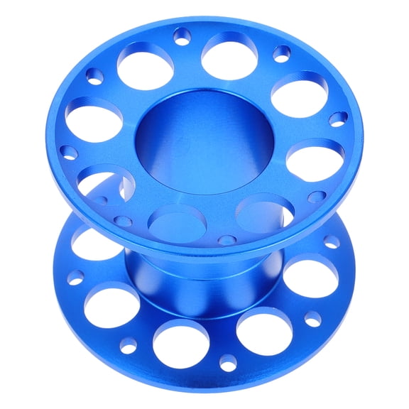 LOLIPPYY Aluminum Alloy Dive Rope Reel Lightweight Durable Compact Black Scuba Diving Line Wheel