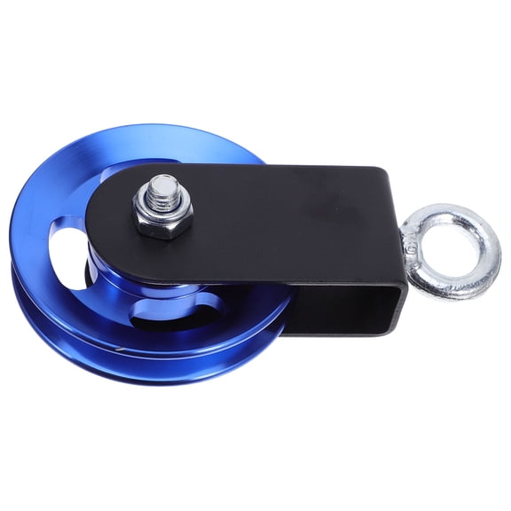 LOLIPPYY Durable Aluminum Alloy Fitness Pulley Blue Silent Smooth for Gym Use