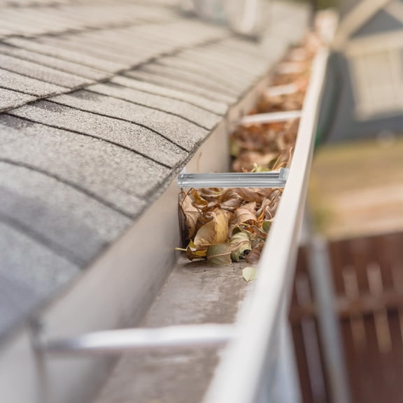 LOLIPPYY Aluminum Alloy Gutter Hanger Rack for Easy Installation and Strong Support Silver Size 2.5 x 4.5 Inches