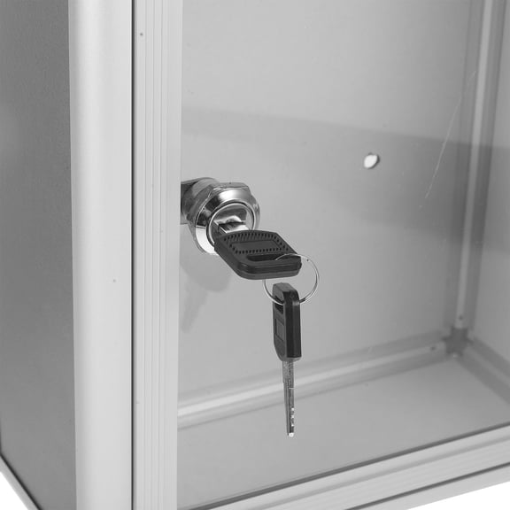 LOLIPPYY Aluminum Alloy Hanging Post Box Wall Mail Organizer for Office and Work Unit Use