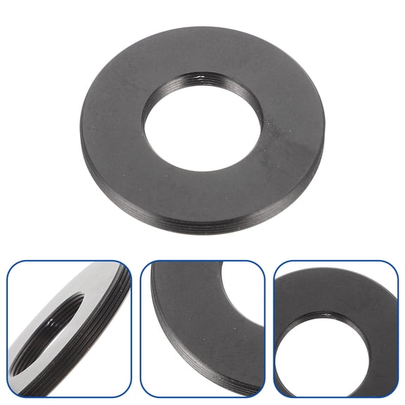 LOLIPPYY Aluminum Alloy Lens Adapter for Microscope Black 1Pack
