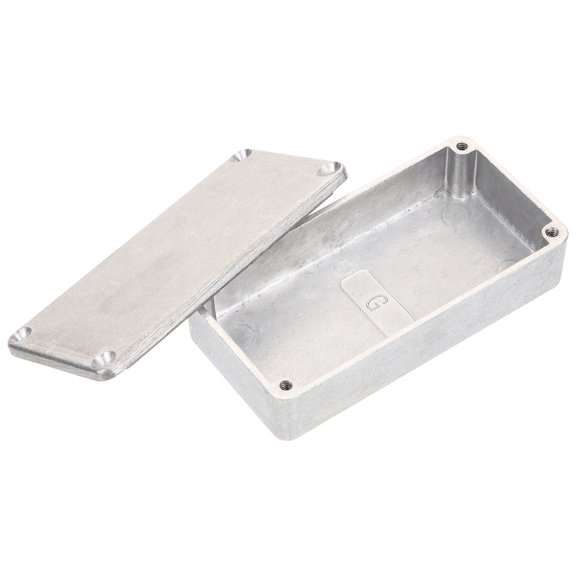 LOLIPPYY Aluminum Box Guitar Pedal Box Enclosure for DIY Projects 1 Set