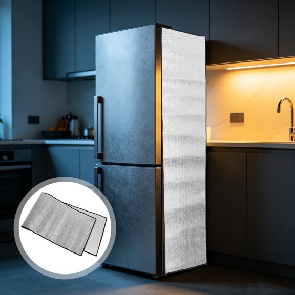 LOLIPPYY Aluminum Film Refrigerator Side Panel Cover with Uv Protection for Outdoor Kitchen Use