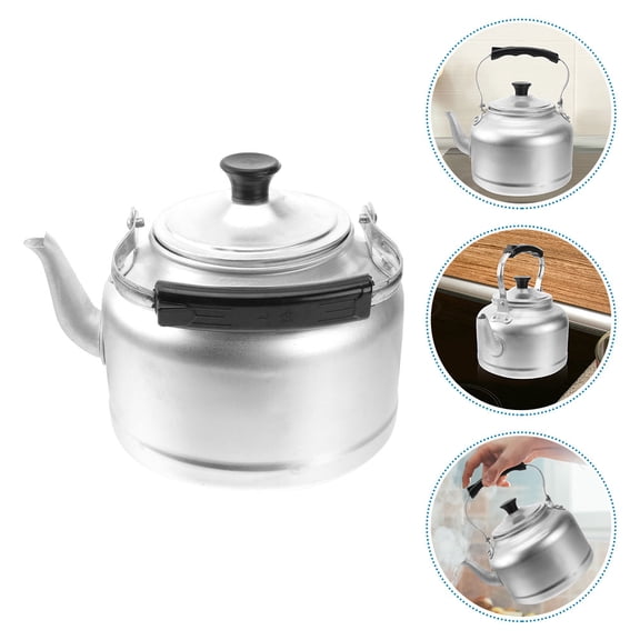 LOLIPPYY Aluminum Water Pot Silver Boiling Water Coffee Lovers 1Set