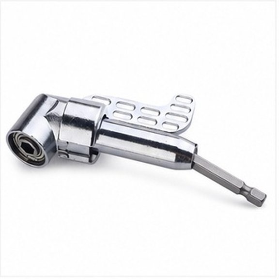 LOLIPPYY Angle Driver for Tight Spaces Plated Silver 105 Degree Right Angle Drill Attachment
