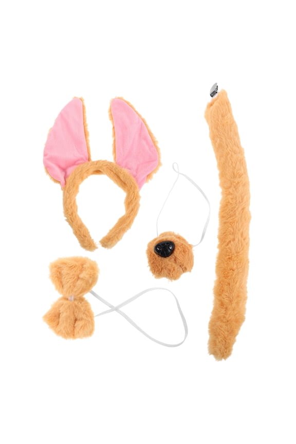 Animal Ears Hairband Yellow Cloth Birthday Party Accessories For Kids And Adults