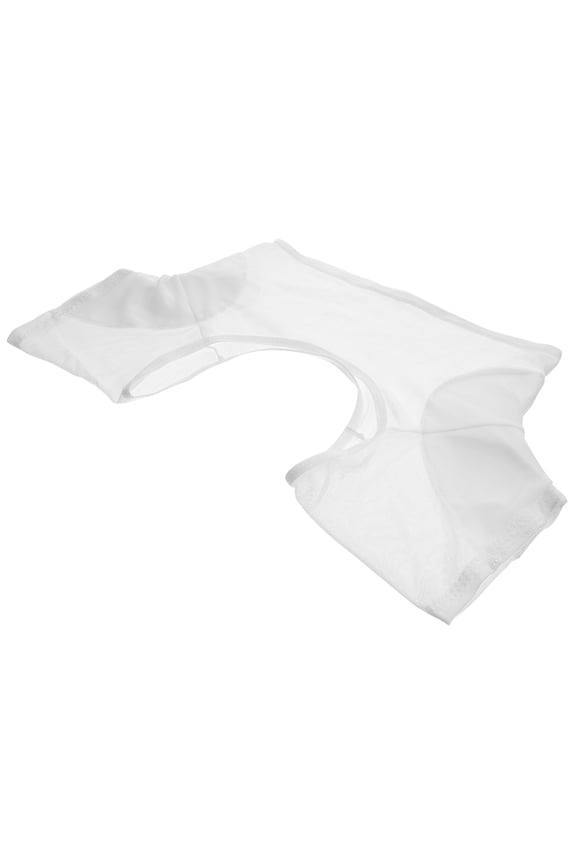 Anti Sweat Undershirt for Women 1Pcs White Soft Mesh Fabric for