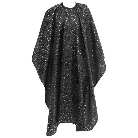 LOLIPPYY Anti-static Hair Salon Cloth Hairdressing Cape Haircut Cape Cloak Haircut Gown Hair Styling Apron for Barber Shop (Black)