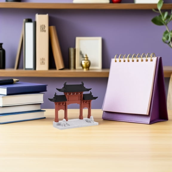 LOLIPPYY Aquarium Ancient Building Model with Durable Plastic Craftsmanship and Realistic Details