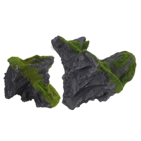 LOLIPPYY Floating Aquarium Stone Ornament Featuring Simulated Mountain Rocks for Distinctive Aquascaping Decor