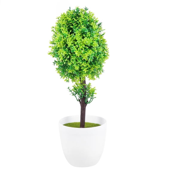 LOLIPPYY Artificial Bonsai Plant for Home Decoration Made of Plastic in Orange Color