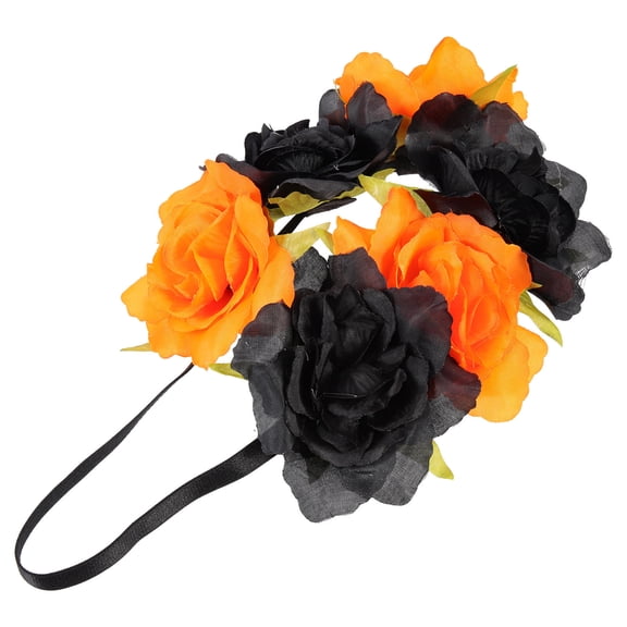 LOLIPPYY Floral Crown Headband Multi Color Comfortable Accessory for Cosplay and Party
