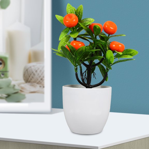 LOLIPPYY Artificial Fruit Tree with Fake Oranges Perfect for Wedding Parties and Indoor Display