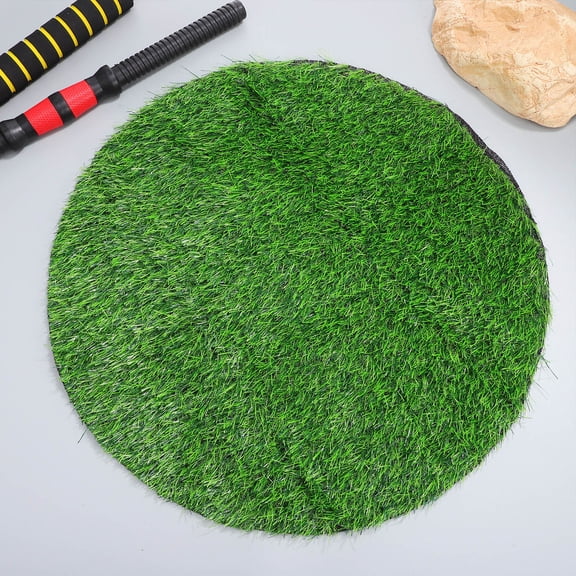 LOLIPPYY Green Simulated Grass Table Mat Plastic Furniture Protector No Fertilizer or Needed