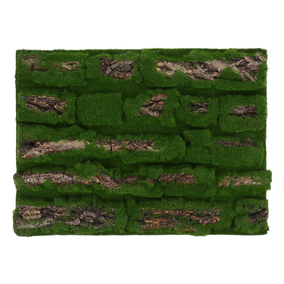 Milisten Green Artificial Moss for Crafts and Home Decor, Realistic Texture, Easy to Install and Decoration Material