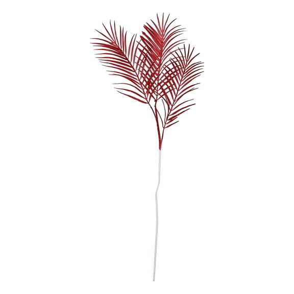LOLIPPYY Artificial Red Tropical Leaf Branch for Party Decor and Handmade Garland Crafts