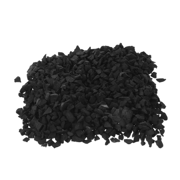 LOLIPPYY Black Rubber Granules Artificial Turf Filler for Sports Fields with Enhanced Shock Absorption and Durability