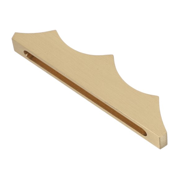 LOLIPPYY Artistic Brass Chinese Brush Pen Holder and Paperweight with Unique Mountain Shape