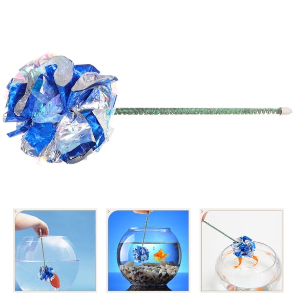 LOLIPPYY Assorted Color Betta Training Toys for Playing Plastic Decorative Training Rod Compatible with Betta Tanks 10.5 Inches