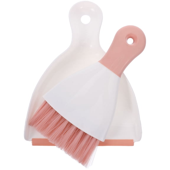LOLIPPYY Assorted Color Cleaning Set for Desktop and Cage Cleaning with Portable Dustpan and Broom