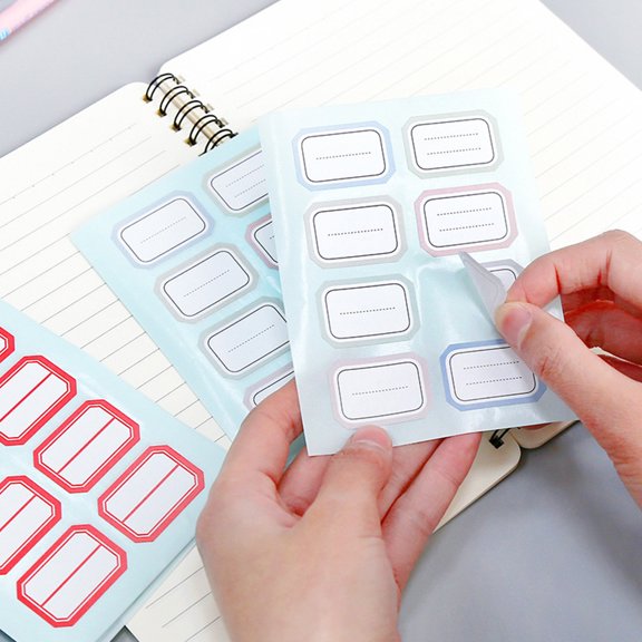 LOLIPPYY Portable Self-Adhesive Multi-Color Label Stickers for Home and Office Use, and Easy to Apply