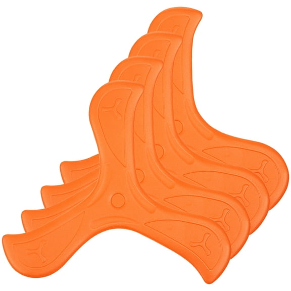 LOLIPPYY 4-Pack Assorted Color EVA Boomerangs for Outdoor Sports, Fun Throw and Catch Game for Adults